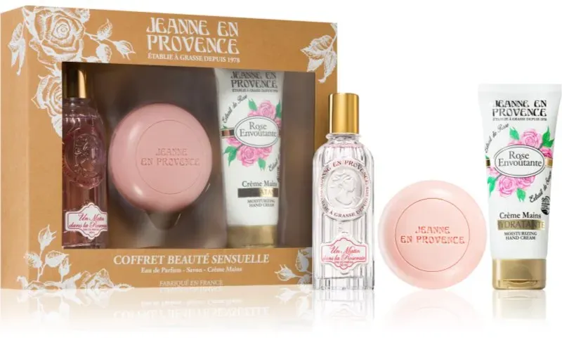 Jeanne en Provence Rose Geschenkset für Damen 3 St.