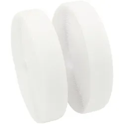 10 Meter Klettband Flausch u. Haken Weiß 3 cm