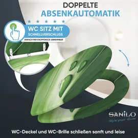 Sanilo WC-Sitz Green Leaf grün