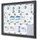 Showdown Showdown® Displays Schaukasten Premium grau 15x DIN A4 124,5 x 4,7 x 106,7 cm, 1 St.