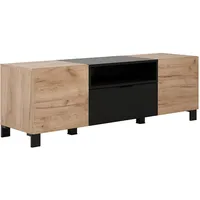 Trendteam ebuy24 Lowboard, Eiche, 144x47x40 cm, Wohnzimmer, Wohnwände, Lowboards,