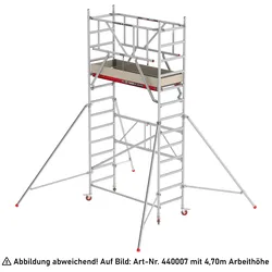 Altrex Fahrgerüst RS Tower 44-POWER Alu mit Holz-Plattform 3,80m AH 0,75x1,85m