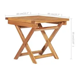 vidaXL Sonnenliegen 2 Stk. mit Tisch und Auflagen Massivholz Teak