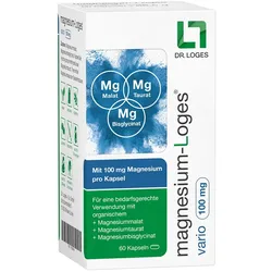 magnesium-Loges vario 100 mg: Flexible Magnesium-Versorgung 60 St