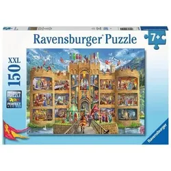 RAVENSBURGER 12919 Kinderpuzzle Blick in die Ritterburg