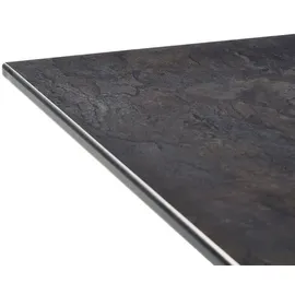 Sieger Klapptisch 120x80cm Stahl/Polytec Dunkelgrau