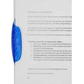 Durable Schnellhefter Swingclip A4 Blau 25 St.