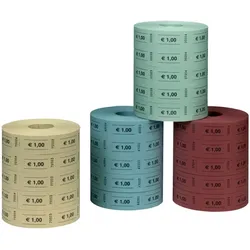 herlitz Wertmarken 0,50 Euro, 1.000 Abrisse je Rolle