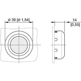 Stahl Drucktaster 8602C3-001-B