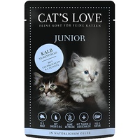 Cat's Love Junior Kalb Pur KITTENFUTTER