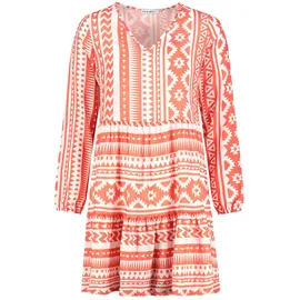 denimfy Kleid A-Linie Rot S/M