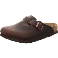 Birkenstock Boston Nubukleder geölt schmal habana 39