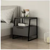 Decortie Pal Modern Nachttisch Anthrazit Grau Mehrzweck - Anthracite Grey - Decortie