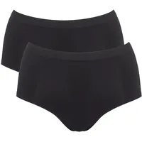 SLOGGI GO Sense High-Waist-Slip 2 St. Schwarz M