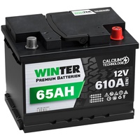 WINTER Autobatterie 65Ah 12V 610A/EN ersetzt Batterie 60Ah 62Ah 63Ah 55Ah 54Ah