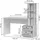 Vicco Schreibtisch Denton Weiß, 136 x 55 cm,