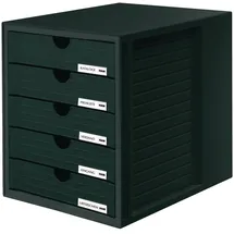 HAN Schubladenbox 27,5 x 33 x 32 cm 5-tlg. schwarz