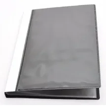 FolderSys Sichtbuch A4 Schwarz 20 Hüllen