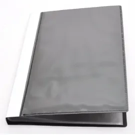 FolderSys Sichtbuch A4 Schwarz 20 Hüllen