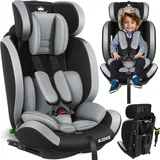 KIDIZ KIDIZ® Autokindersitz Premium Kinderautositz Gruppe 1+2+3, 9-36 kg 5-Punkt-Sicherheitsgurt, Autositz, Kindersitz, Einstellbare Kopfstütze, Mitwachsende Sitzerhöhung 1-12 Jahre, Stabil und Sicher