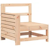 vidaXL Gartensofa mit Armlehne 69x62x70,5 cm Massivholz Kiefer