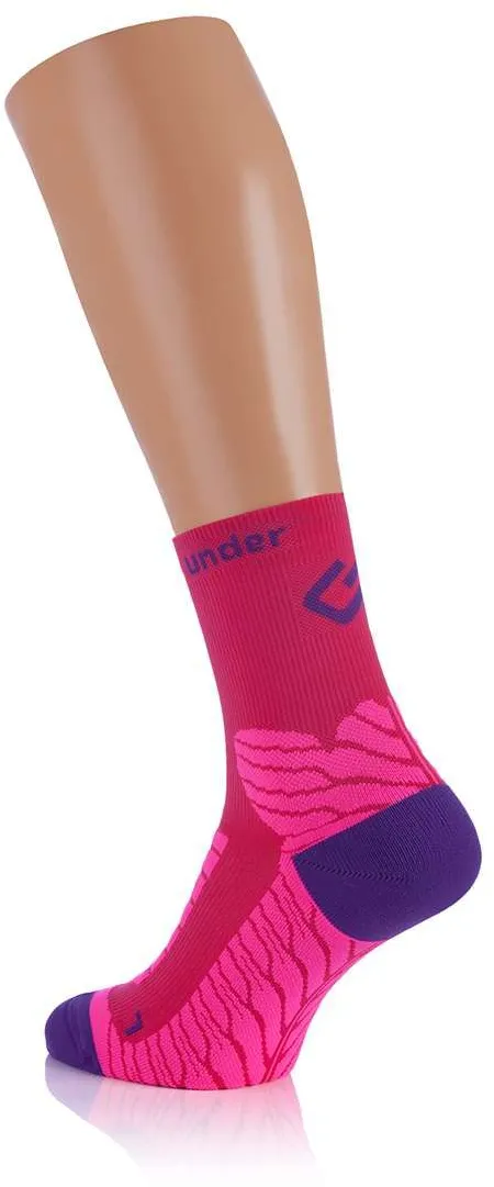 Under Pressure Sockx - halbhohe Socken mit Kompression 2 St pink Unisex