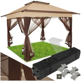 Tectake tectake® Faltpavillon, Carabobo 3,64x3,64x2,94m