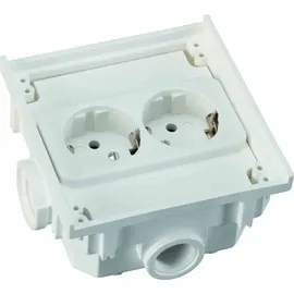 ABL Einbausteckdose 2-fach Weiß