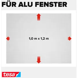 Tesa Insektenschutzgitter 100 x 120 cm Grau