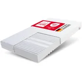 FDM Matratze 80x200 cm Härtegrad H3 H4 Höhe 14 cm Kaltschaummatratze Doppelseitige Rollmatratze MAX HR-Schaum 7 Komfortzonen mit Hypoallergenem Waschbarem Jersey Bezug Oeko-Tex Verdura Max