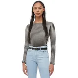 Marc O'Polo Langarmshirt im schönen Streifenmuster schwarz M (38)