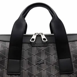 Lacoste Reisetasche The Blend Weekender Monogram Noir Gris