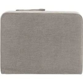 Home Affaire Ottomane HOME AFFAIRE "Sundstrup", grau (taupe), B:100cm H:76,5cm T:153cm, 100% Polyester, Sofas, Ottomane, Modulserie, individuelle Zusammenstellung