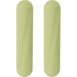 omnana Silikonhanteln 2er Set Kurzhanteln 2 kg weiß / mint