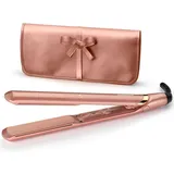 Babyliss Rose Gold Glätteisen - Keramikplatten für glattes Styling, Universalspannung für weltweiten Einsatz, ultra-schnelles Aufheizen in 15 Sekunden, 3 Temperatureinstellungen bis zu 235°C, 2598PE