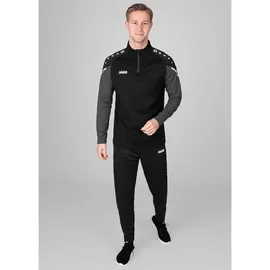 Jako Performance Ziptop Herren schwarz/anthra light 3XL
