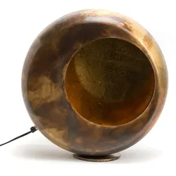 Tischleuchte Jordana - Kupfer Rund Metall Amadeus 17x38 cm