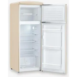 Severin RKG 8933 Retro-Kühl-Gefrierkombination (206 l, 1460 mm hoch, Creme)