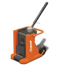 Unicraft Maschinenheber Stahl 40-140 mm orange mit Rollen Tragkraft 20 t