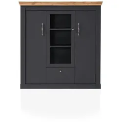 Highboard  Calella , grau , Maße (cm): B: 141 H: 45