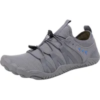 Hike Footwear Barfußschuhe Damen Herren, Lorax Pro Barfußschuhe mit Breiter Zehenbox zum Wandern, Gehen, Gesund & Rutschfest Leichte Atmungsaktive Barfußschuhe Unisex, dunkelblau, 38.5 EU - 38.5 EU