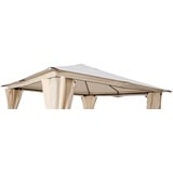 DEGAMO Ersatzdach für Pavillon VENEZIA, Polyester PVC-beschichtet écru