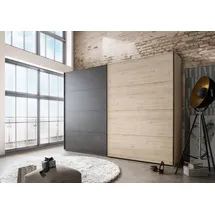 Wiemann Schwebetürenschrank WIEMANN "Brüssel", beige (steineiche nachbildung, schiefer nachbildung), B:250cm H:220cm, Schränke, Schwebetürenschrank