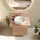 Duravit Konsole Balcoon 80x55x37cm, 1 AS Beck. mitt, Terra ma