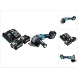 Makita GA 023 GM2 Akku Winkelschleifer 40 V max. 125 mm Brushless XGT + 2x Akku 4,0 Ah + Ladegerät