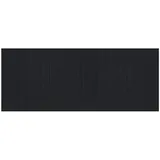 vidaXL Teppich Rechteckig Schwarz 80x200 cm Bambus