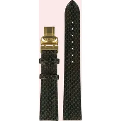 Certina - Leder Ds Podium Lady Lederband Braun 17/14mm C600016963 - braun,kalb,python-prägung