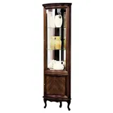 Eckvitrine Schaukasten Glasvitrine Glasschrank Regalvitrine Vitrine Schrank