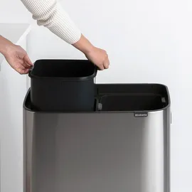 Brabantia Bo Touch Bin Hi 60 l matt steel fingerprint proof