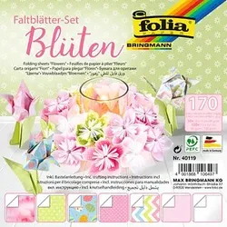 folia Faltblätter Blüten mehrfarbig 170 Blatt